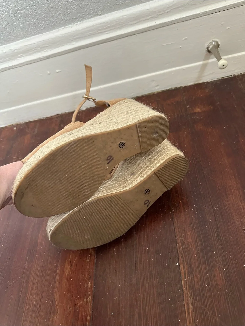 CCOCCI Jessie Tan Espadrille Heel Sandal Shoes